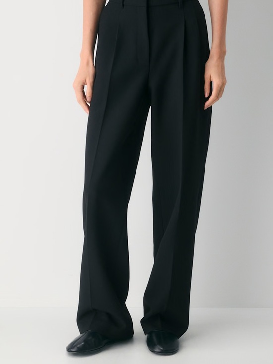 Wilfred Pants - Wilfred Black High-Waist Wide-Leg Trousers (Tall)
